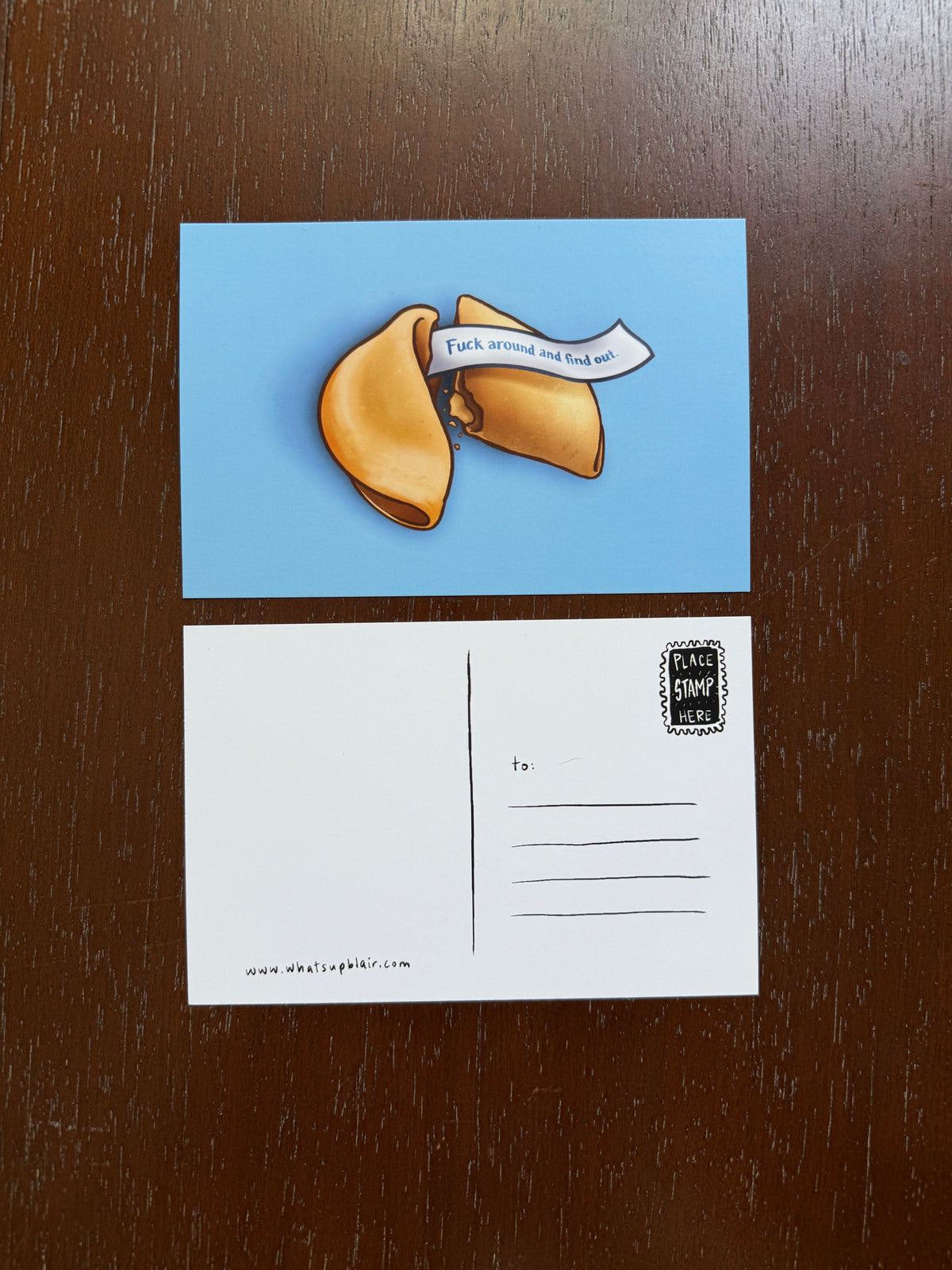 Fortune Cookie Postcard