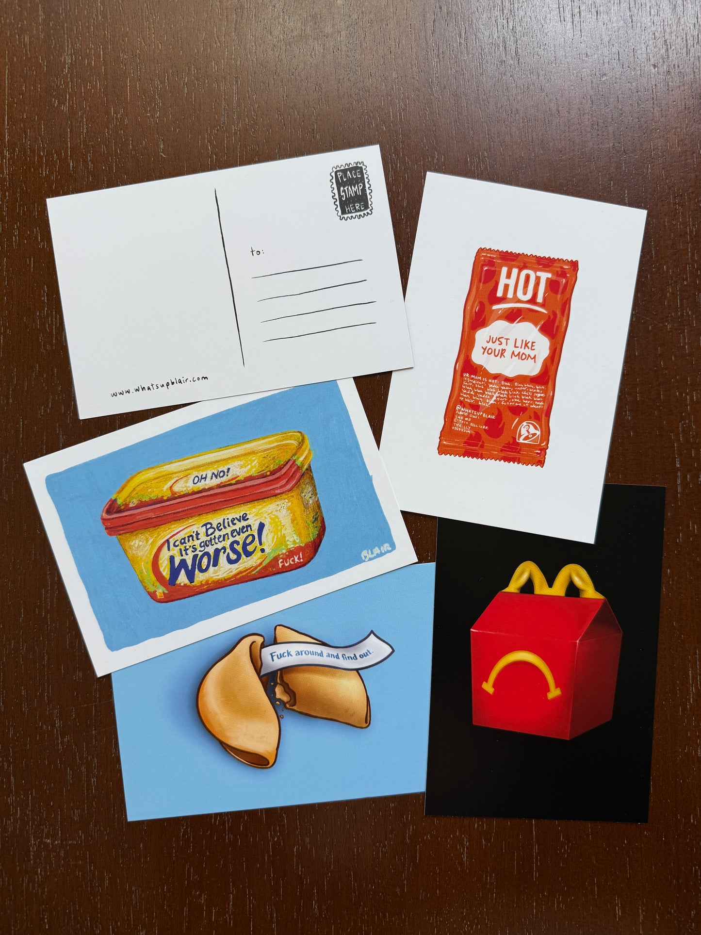 Fortune Cookie Postcard