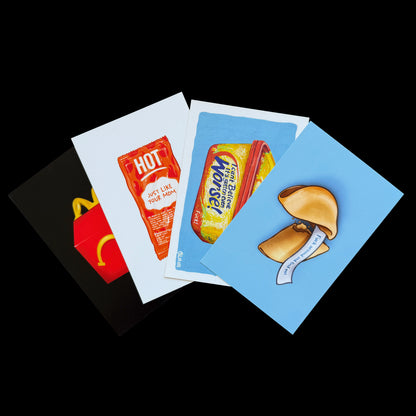 Food Postcards | Set of 4
